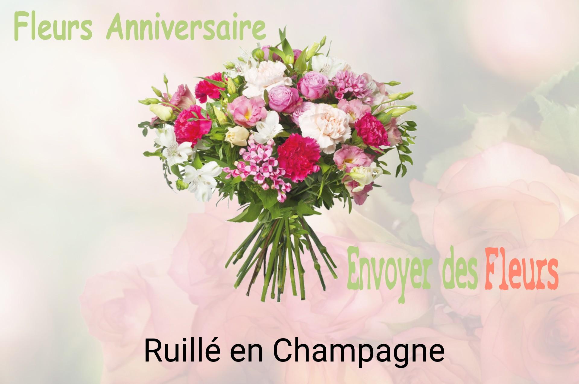 Bouquet de fleurs d’anniversaire livré à Ruillé-en-Champagne