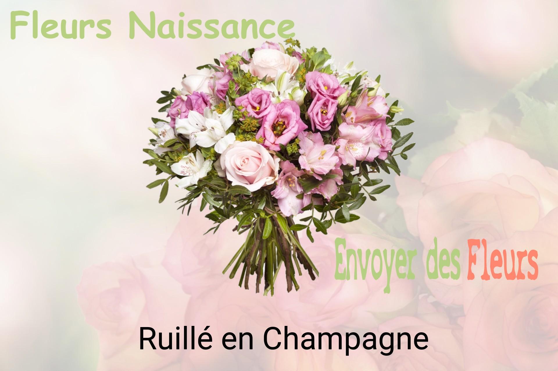 Bouquet de fleurs de naissance livré à Ruillé-en-Champagne