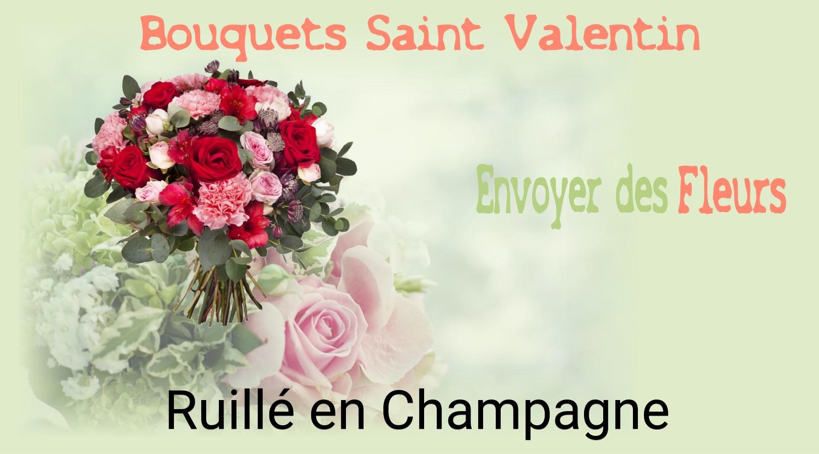 Roses de Saint-Valentin livrées à Ruillé-en-Champagne